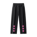 Womens Varsity Black Fleece Hoodie &Joggers Set